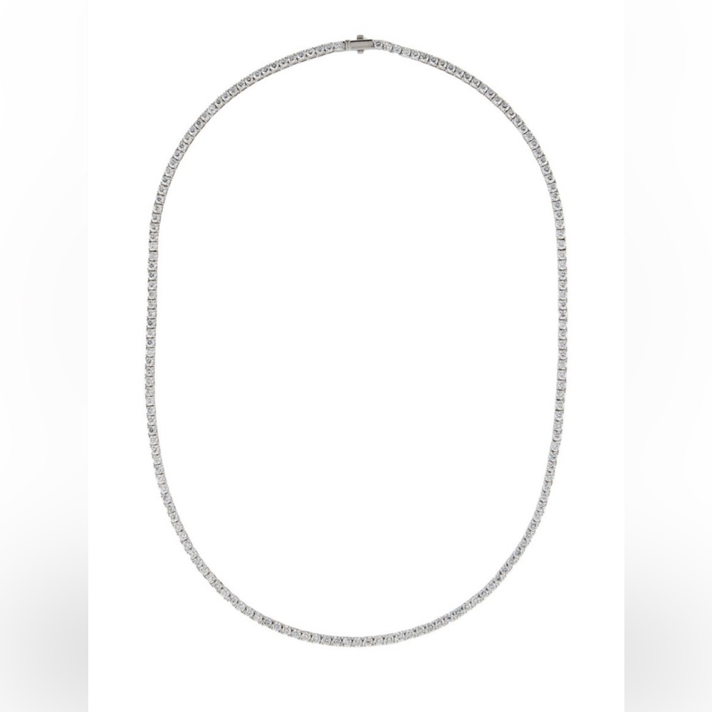 Diamond Tennis Necklace - 13.44ctw